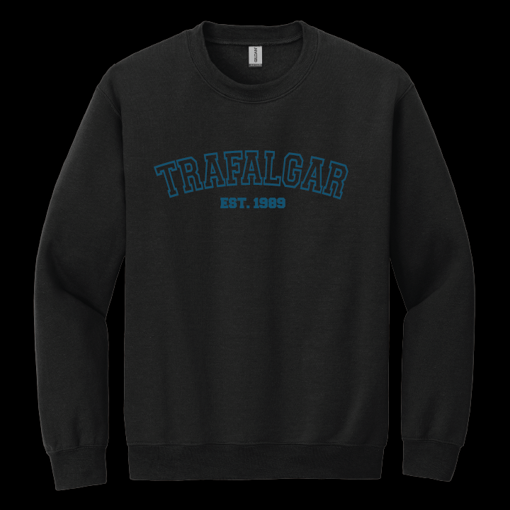Trafalgar Middle School Crewneck Sweatshirt- EST 1989